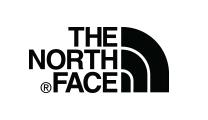 The North Face apparel brand logo